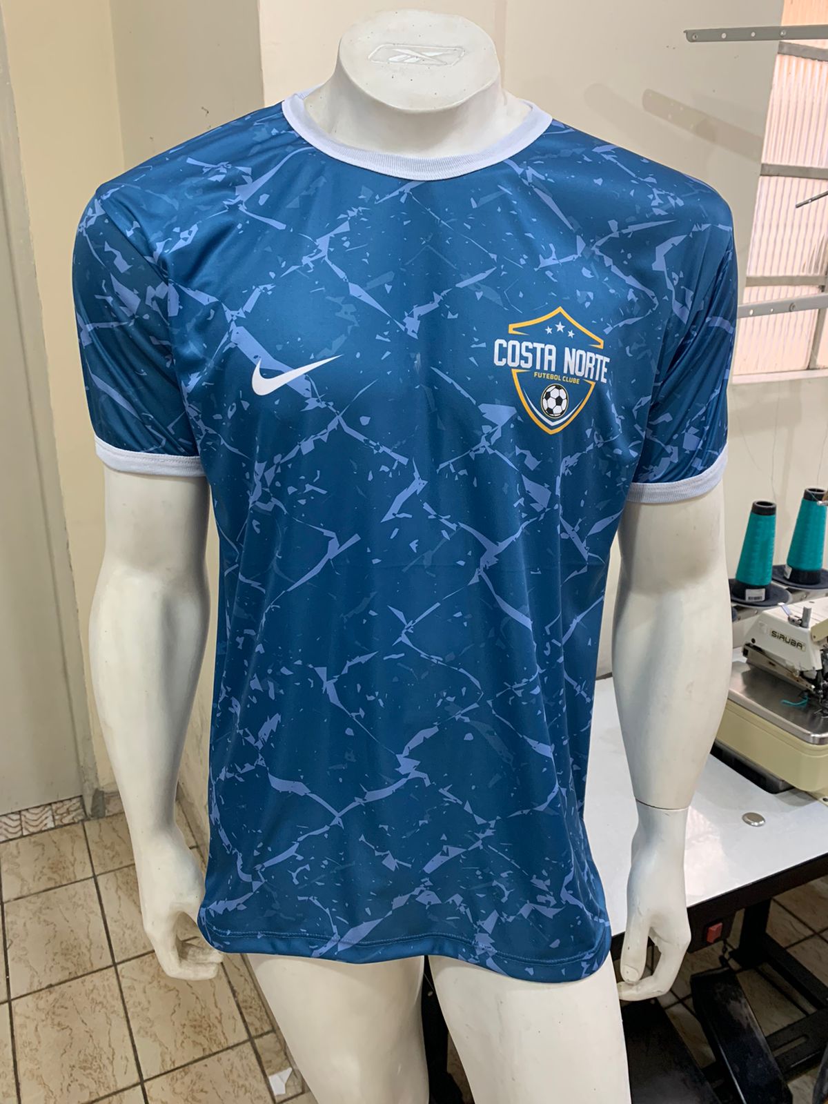 Costa-Norte-Camiseta-Sublimada-Frente Uniformes Profissionais Sob Medida para Empresas